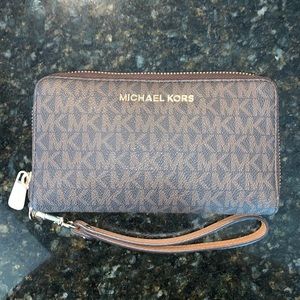 **Michael Kors Monogram Wallet**